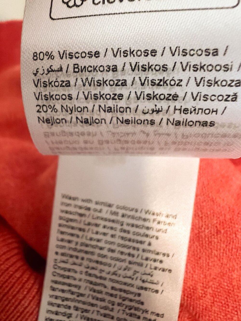 B.YOUNG Orangeade Melange Crew Neck Lightweight Fine Knit Jumper BYMmpimba Small - Picture 11 of 12